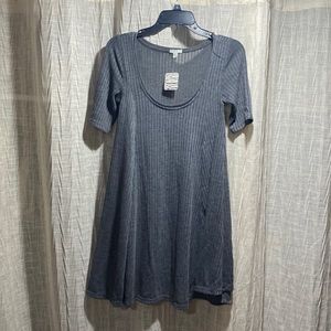 Women’s deal gray dress with half sleeves